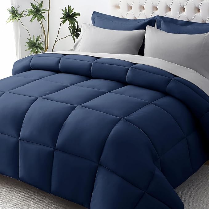 JOLLYVOGUE King Comforter Set, Ultra-Soft Bed in a Bag King Size 7 Pieces by JOLLYVOGUE
