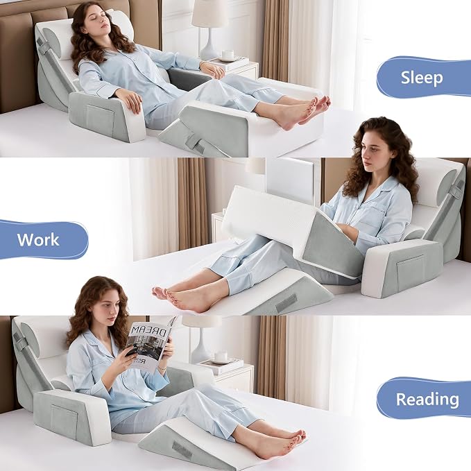 Yojoker 9PCS Orthopedic Bed Wedge Pillow Set - Image 8