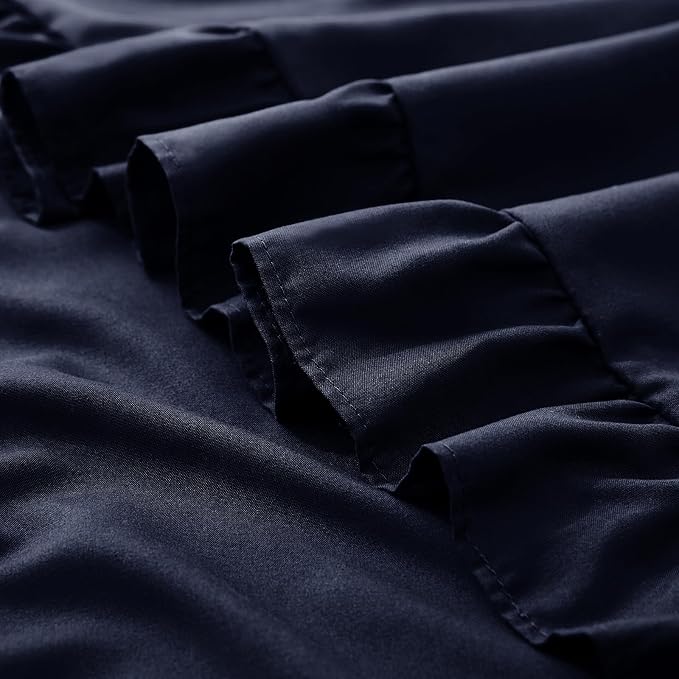 KKJIAF Ruffle Pillow Cases King Size Set of 2, Ruffled Pillow Covers - Image 6