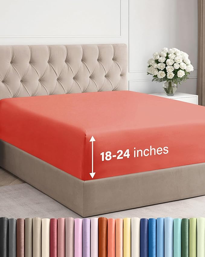 Extra Deep King Fitted Sheet by CGKUnlimited
