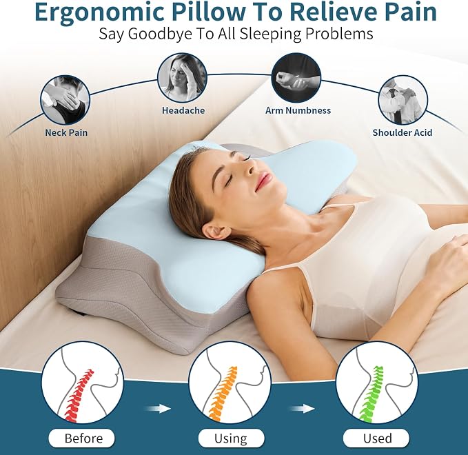 Cervical Neck Pillow for Pain Relief - Image 2