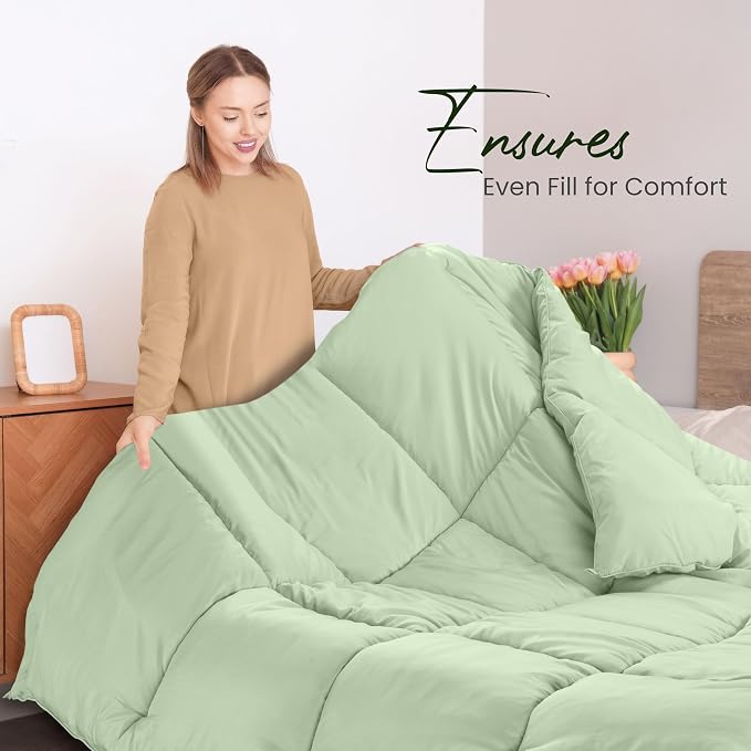 Utopia Bedding Comforters Twin Size, All Season Duvet Insert, Down Alternative - Image 4