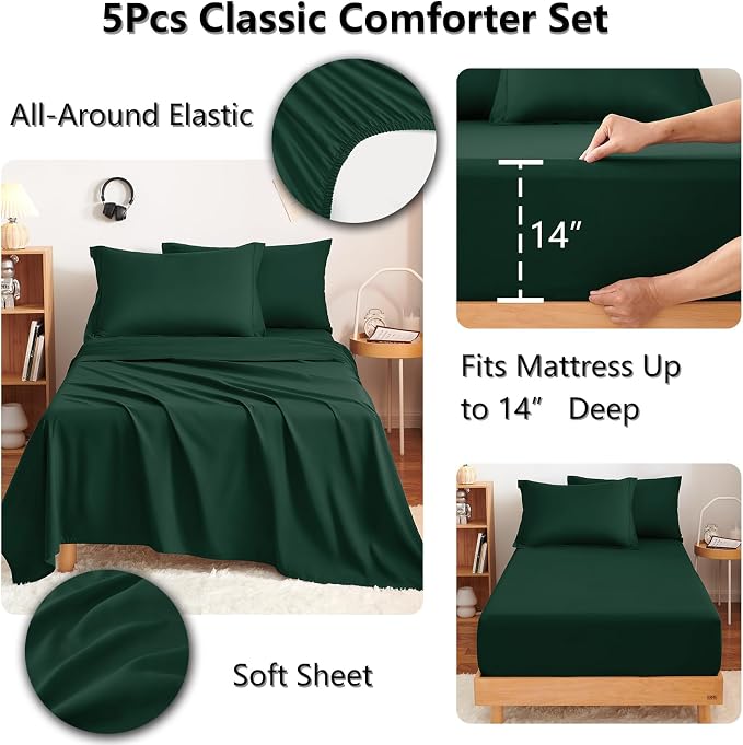 CozyLux Twin Comforter Set - Image 6