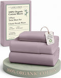 LANE LINEN Sustainable 100% Organic Cotton Twin Size Bed Sheets, Soft & Comfy by LaneLinen
