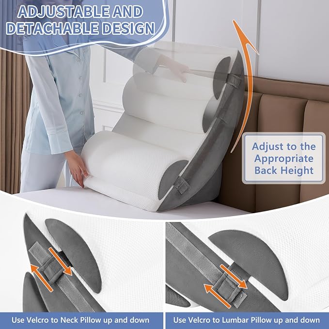 Yojoker 9PCS Orthopedic Bed Wedge Pillow Set - Image 5