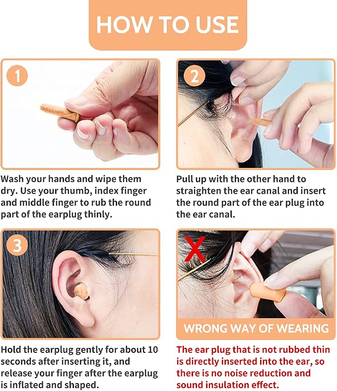 LYSIAN Flesh Color Foam Ear Plugs - Image 5