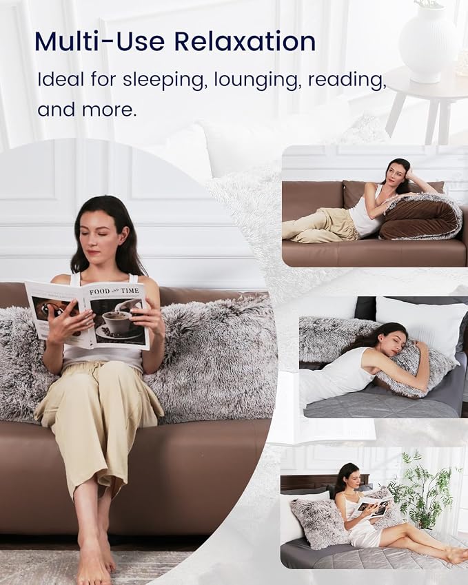 ZonLi Fluffy Body Pillow, Full Body Pillows - Image 4