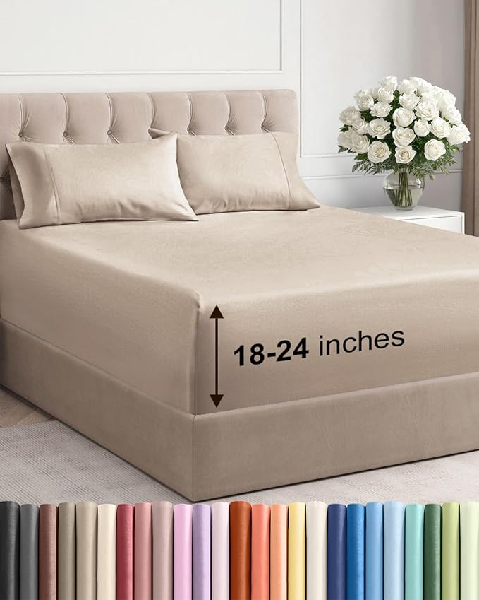 Extra Deep Twin Sheet Set by CGKUnlimited