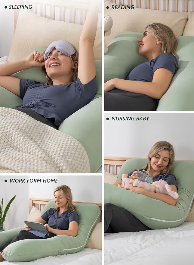 Meiz Pregnancy Pillow, U Shaped Pregnancy Pillows - Image 8