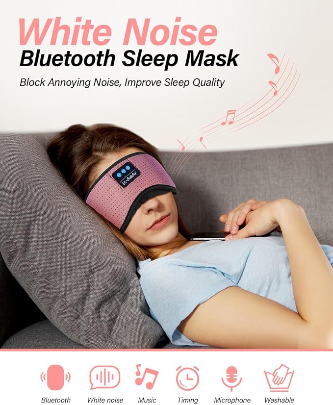 LC-dolida Sleep Headphones, Sleep Mask - Image 5