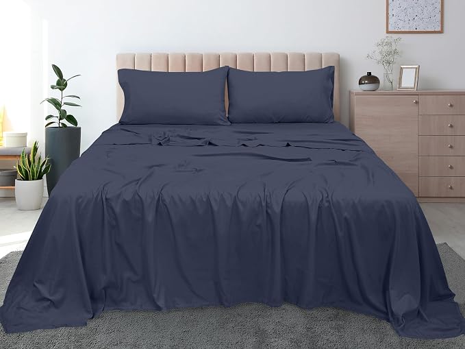 Royale Linens 300 Thread Count 100% Long Staple Combed Cotton Flat Sheet - Image 9
