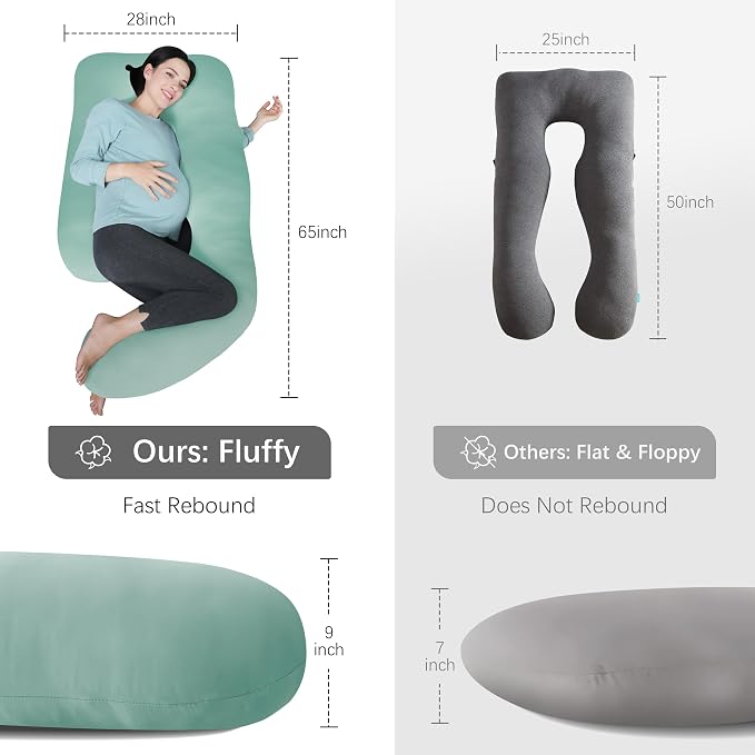 MOON PARK Pregnancy Pillows for Sleeping - Image 7
