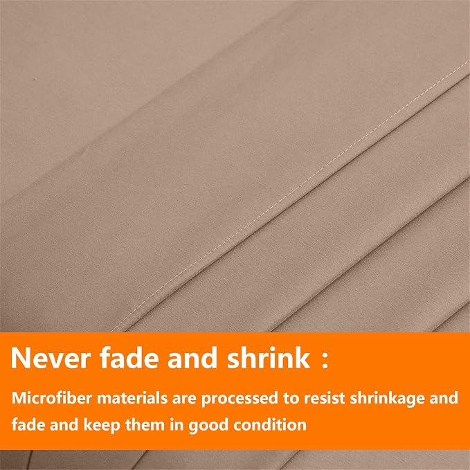 TAIMIT Beige Twin Size Comforter Set - Image 7
