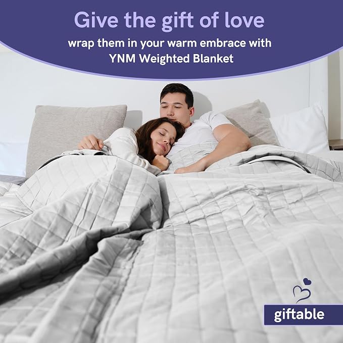 YnM 15lbs Weighted Blanket for Adults, Cotton Heavy Bed Throw Blanket - Image 7