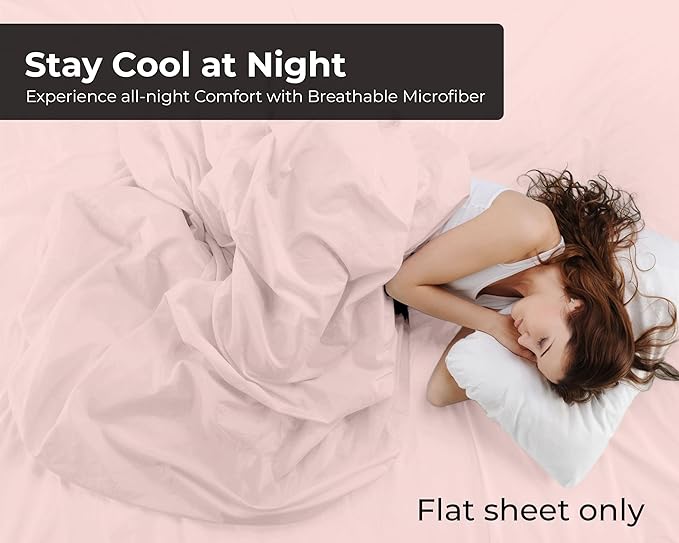 Royale Linens Twin XL Flat Sheet - Image 3