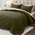 MUXHOMO 7 Pieces King Comforter Set, Reversible Bed in a Bag King Size by MUXHOMO