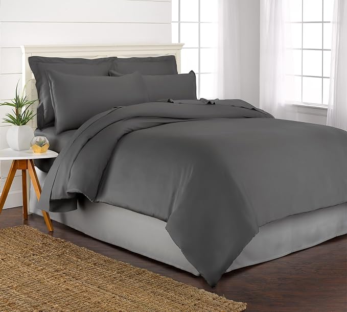 Twin Duvet Cover by Pure Bamboo, 2 Piece Set, Genuine 100% Organic Viscose by PureBamboo