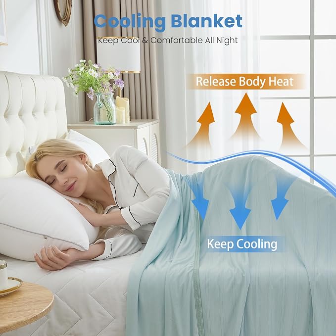 OIGAE Cooling Blanket for Hot Sleepers - Image 4