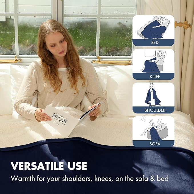 Electric Heated Blanket Twin 62" x 84" - Image 6
