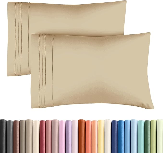Standard Pillow Cases Set of 2 by CGKUnlimited