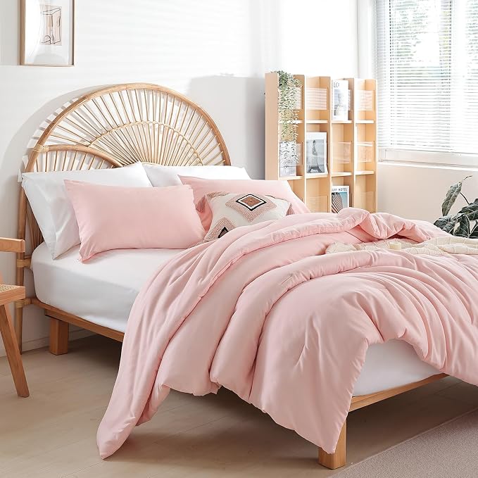 weigelia Pink Comforter Full Size Set – Soft All-Season Bedding - Image 6