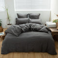 Simple&Opulence 100% Linen Duvet Cover Set 2pcs Basic Style Natural French by SimpleOpulence
