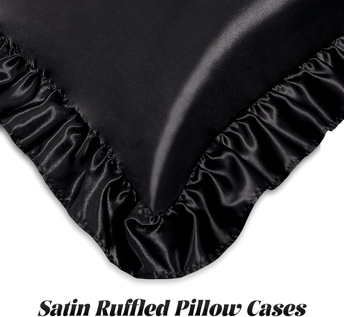 Homiest Ruffle Satin Pillowcase - Image 4