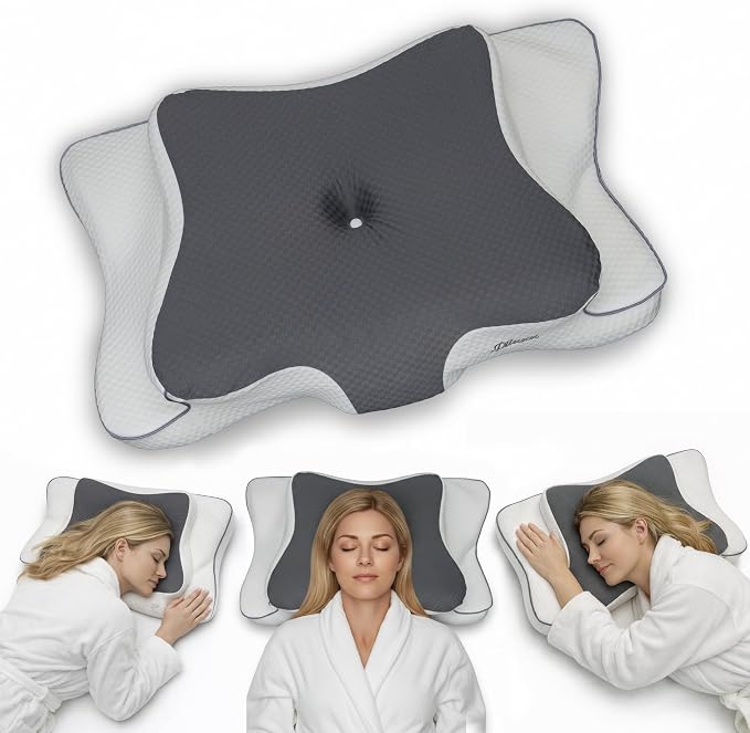 Cervical Neck Pillow for Sleeping – Cooling Memory Foam Cervical Pillow for by Unknown