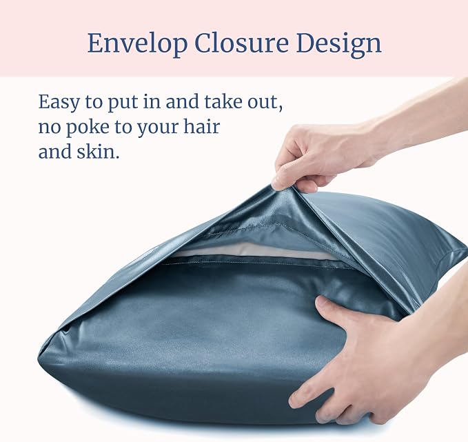 BEDELITE Satin Pillowcase for Hair and Skin, Super Soft Similar to Silk Pillow - Image 6
