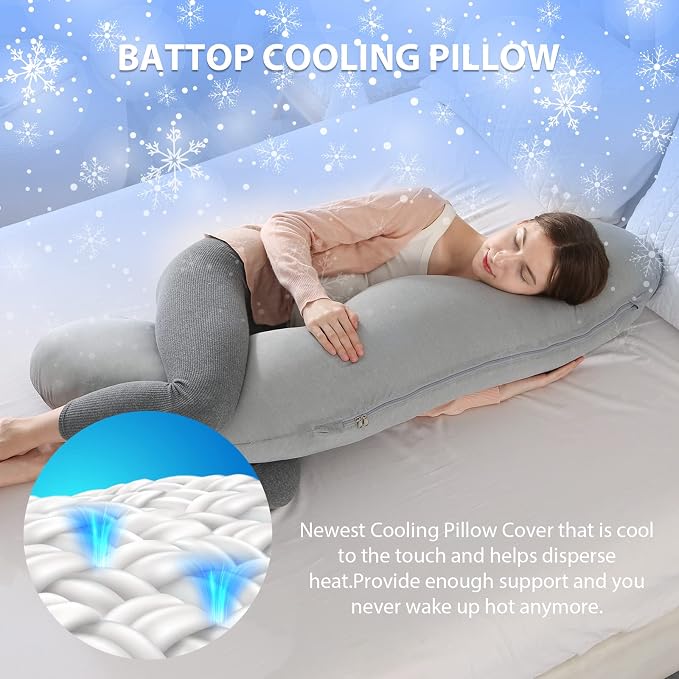 BATTOP Pregnancy Pillows for Sleeping, Maternity Pillow - Image 2
