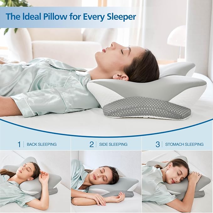 Krightlink Ergonomic Memory Foam Cervical Pillow - Image 5