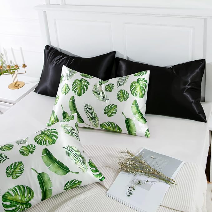 MR&HM Satin Pillowcase for Hair and Skin, Silk Satin Pillowcase 2 Pack - Image 5