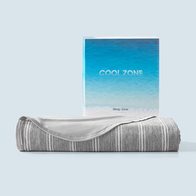SLEEP ZONE Cooling Blankets for Hot Sleepers, Summer Blanket Thin Lightweight - Image 6