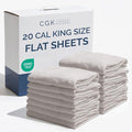 Cal King Size Flat Sheets by CGKUnlimited
