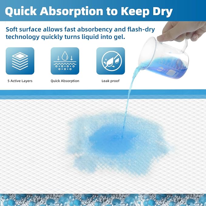 SOFYFINE Disposable Bed Pads 30" x 36" Adult Incontinence Underpads, Heavy Duty - Image 2