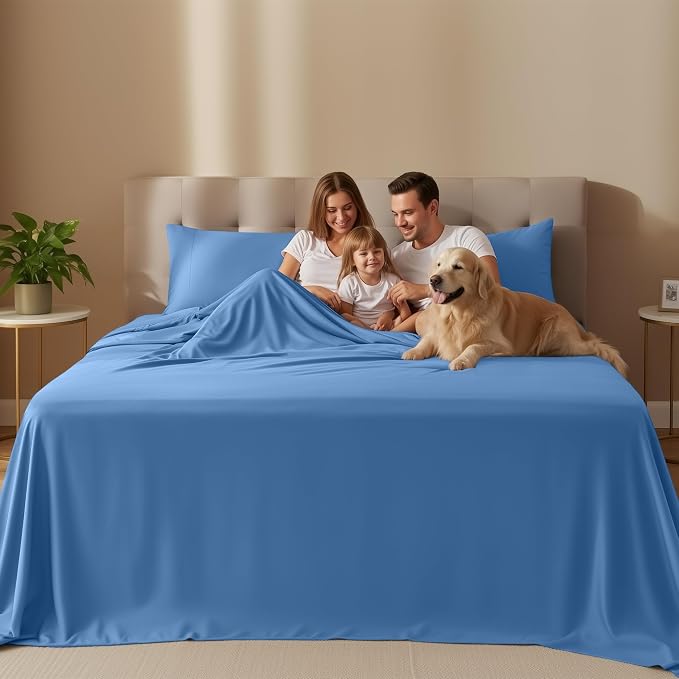 Utopia Bedding Full Size Sheet Set – 4 Piece Bed Sheets, Soft and Breathable - Image 2