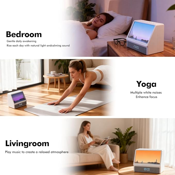 Flymiro Sunrise Alarm Clock, Wake Up Light - Image 5