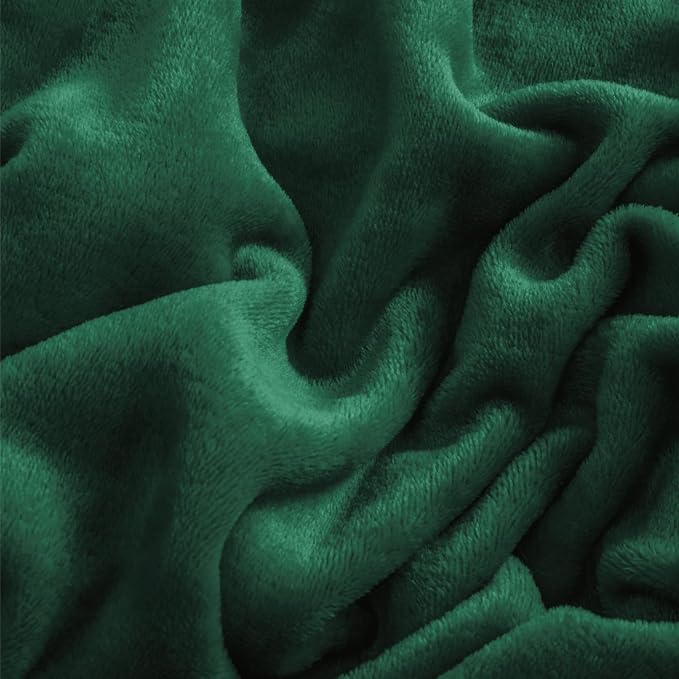 BEDELITE Flannel Sheets Queen Size Dark Green - Image 5