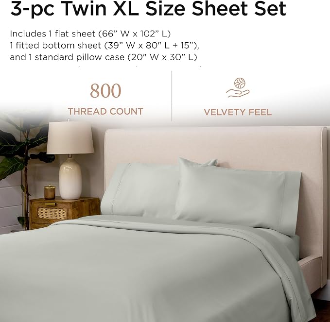 Threadmill Luxury 800 Thread Count 100% Cotton Sheets - Image 2