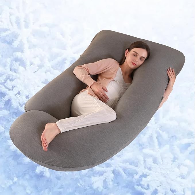 ALLOPERA Pregnancy Pillow, Full Body Maternity Pillow 57 inch, by Unknown