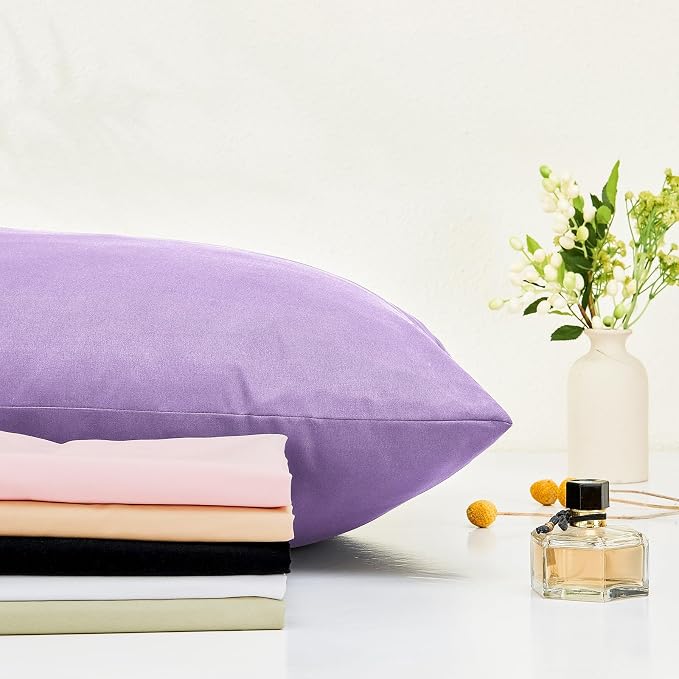 DOWNSTORIA Body Pillow Cover, Ultra Soft Microfiber Long Pillowcase, Envelope - Image 6