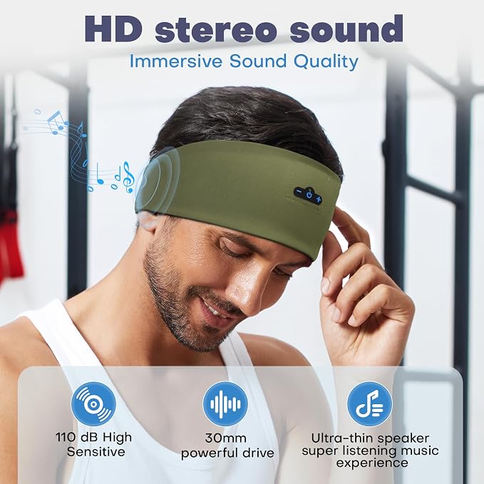 Sleep Headphones Bluetooth Headband - Image 3