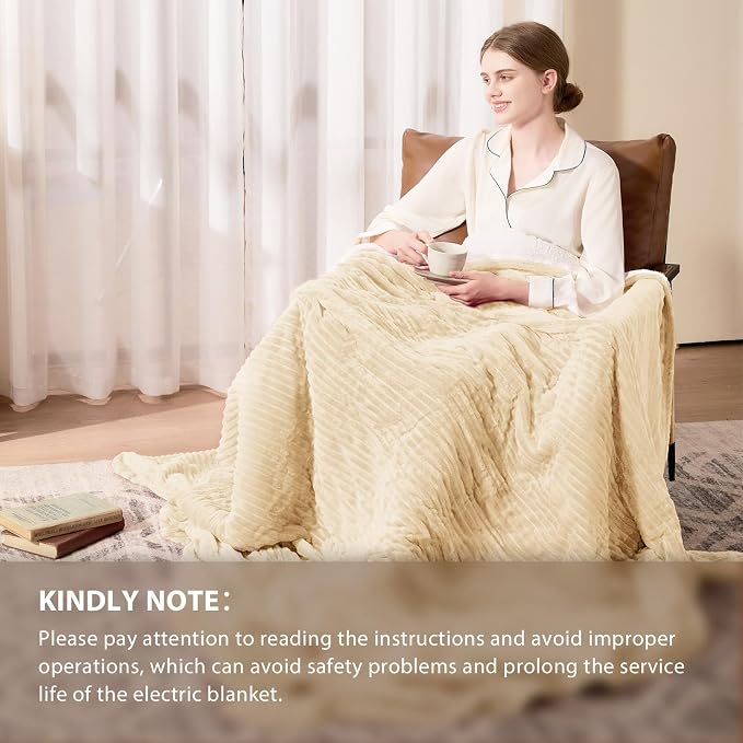 Homemate Heated Blanket Electric Throw - Image 6
