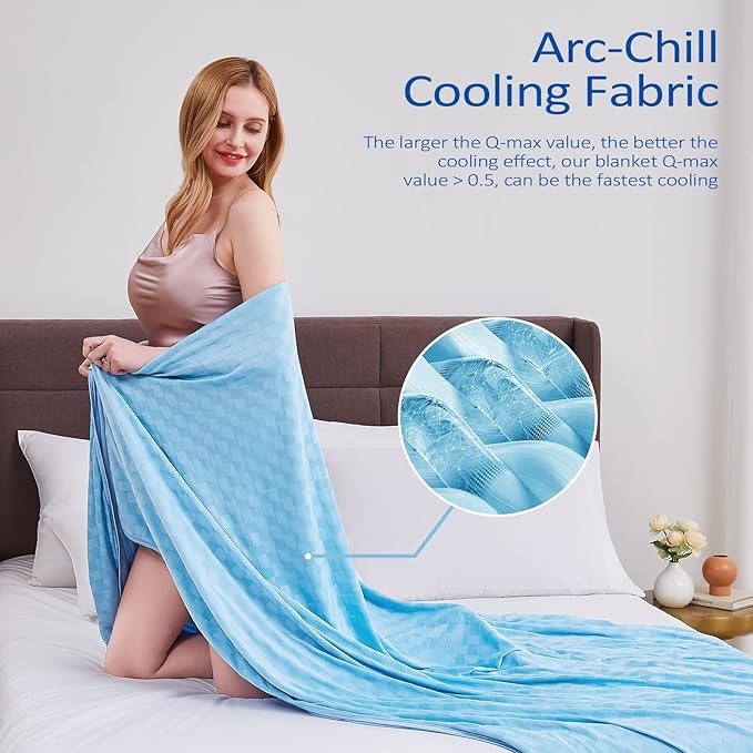 Topcee Cooling Blanket, Summer Cooling Blankets - Image 3