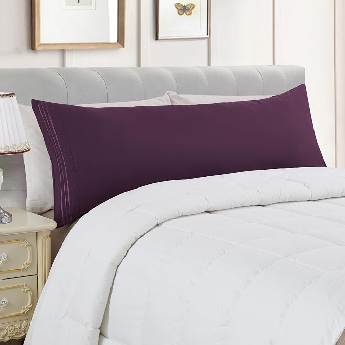 Elegant Comfort Luxury Ultra-Soft 1-Piece Body Pillowcase - Image 2