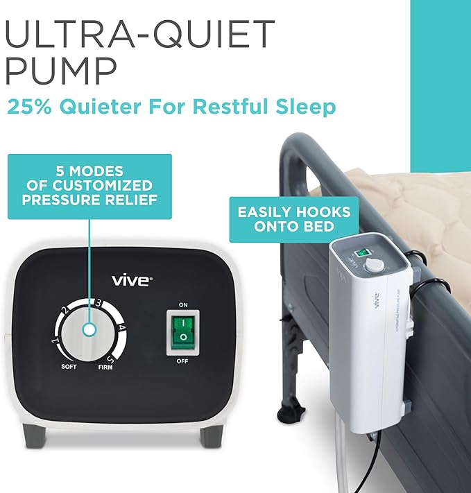 Vive Alternating Air Pressure Mattress Pad - Image 6