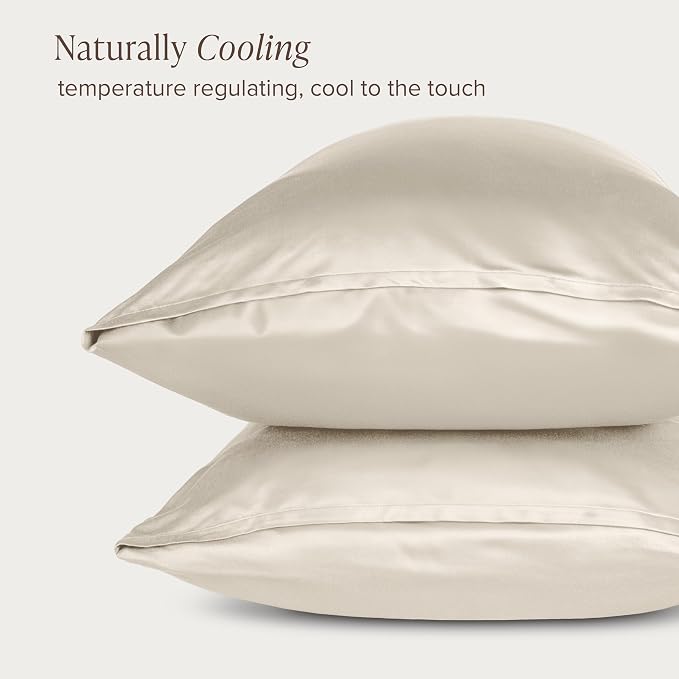 Bare Home 100% Rayon Made from Bamboo Luxury Standard Size Set of 2 Cooling - Image 6