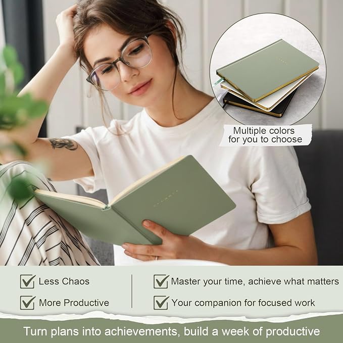 Productivity 3-month Planner Undated Daily Weekly Monthly Planner - Image 6