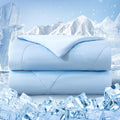 Cooling Comforter Twin Size, Double-Sided Cold Tech Fabric Quilted Bed by bedsmile