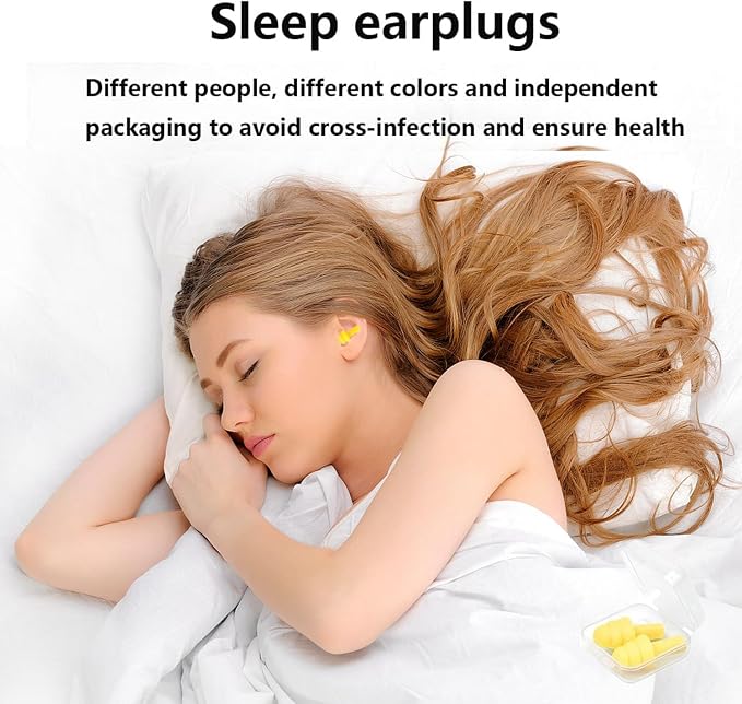 Ear Plugs, 8 Pairs Reusable Earplugs - Image 5